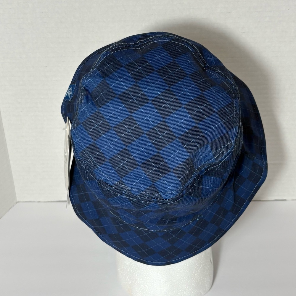 NWT Harry Potter Ravenclaw Blue and Black Checkered Reversible Bucket Hat - Picture 2 of 7